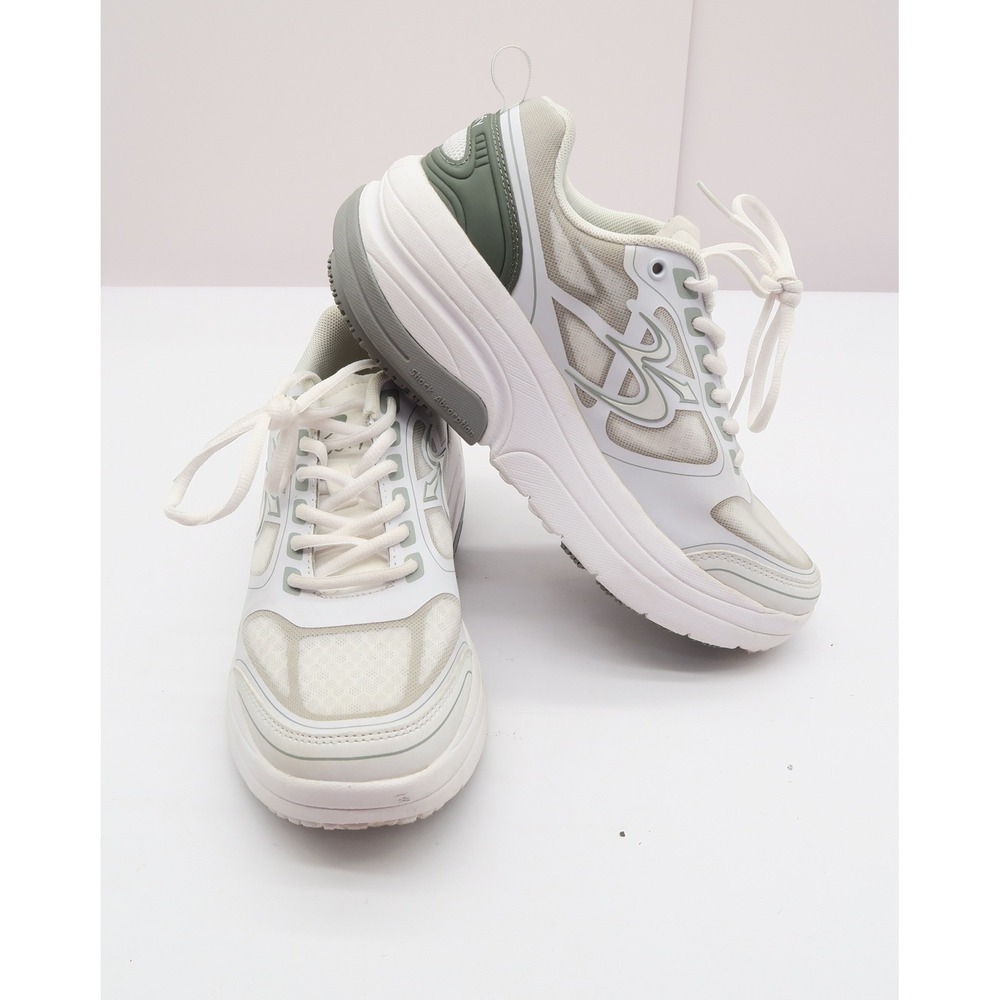 Gravity Defyer G-Defy Ion White Sage Green Walking Shoes Womens 8.5